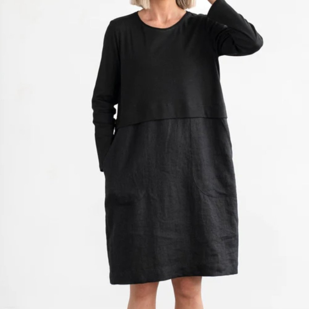 magic linen dress size Medium